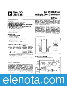 Analog Devices DAC8221 datasheet
