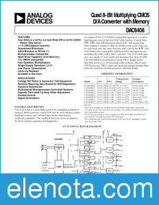 Analog Devices DAC8408 datasheet