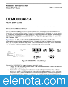 Freescale DEMO908AP64QSG datasheet