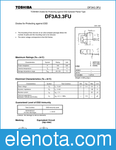 Toshiba DF3A3.3FU datasheet