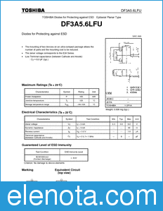 Toshiba DF3A5.6LFU datasheet
