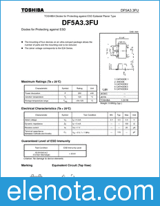 Toshiba DF5A3.3FU datasheet