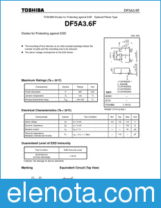 Toshiba DF5A3.6F datasheet