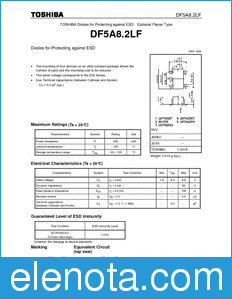 Toshiba DF5A8.2LF datasheet