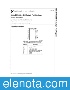 National Semiconductor DM9338 datasheet