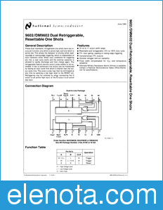 National Semiconductor DM9602 datasheet