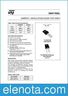 STMicroelectronics DMV1500L datasheet
