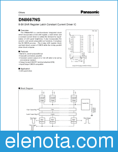 Panasonic DN8667NS datasheet