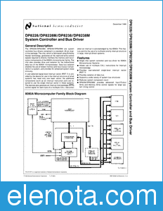 National Semiconductor DP8228 datasheet