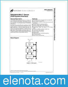 National Semiconductor DP83265A datasheet