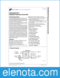 National Semiconductor DP83950B datasheet