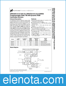 National Semiconductor DP8420V-33 datasheet