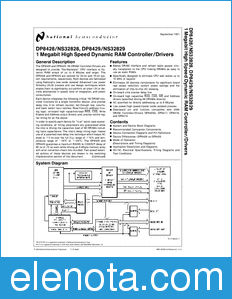 National Semiconductor DP8428 datasheet