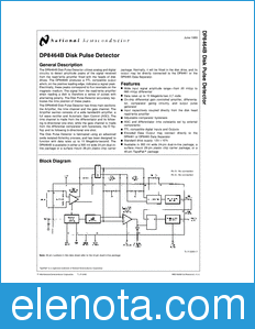 National Semiconductor DP8464B datasheet