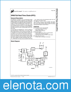 National Semiconductor DP8573A datasheet