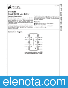 National Semiconductor DS14C88 datasheet