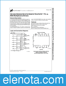 National Semiconductor DS1648 datasheet