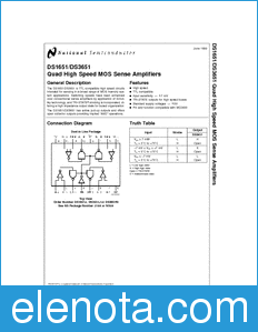 National Semiconductor DS1651 datasheet