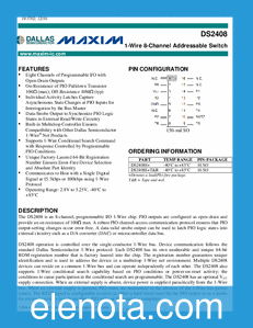 MAXIM - Dallas Semiconductor DS2408 datasheet