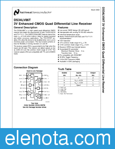 National Semiconductor DS34LV86T datasheet