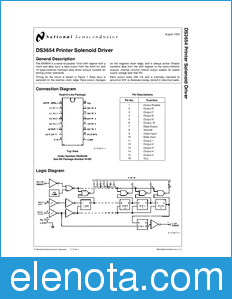 National Semiconductor DS3654 datasheet