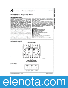 National Semiconductor DS3656 datasheet