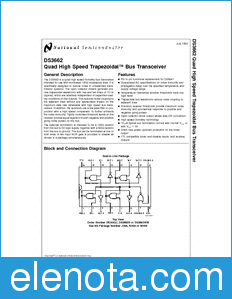 National Semiconductor DS3662 datasheet