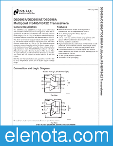 National Semiconductor DS3695A datasheet