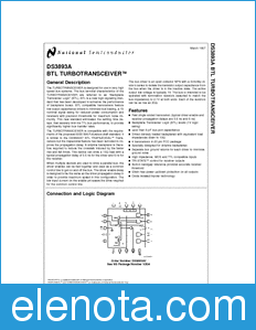 National Semiconductor DS3893A datasheet