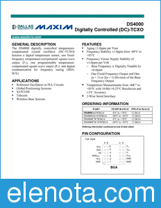 Maxim DS4000 datasheet