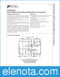 National Semiconductor DS78C120 datasheet
