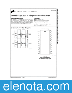 National Semiconductor DS8669 datasheet