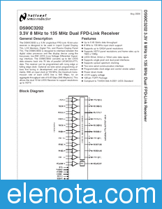 National Semiconductor DS90C3202 datasheet