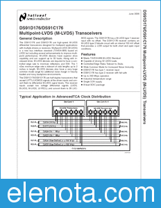 National Semiconductor DS91D176 datasheet