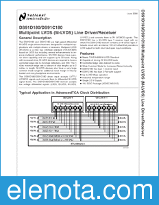 National Semiconductor DS91D180 datasheet