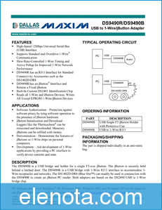 MAXIM - Dallas Semiconductor DS9490 datasheet