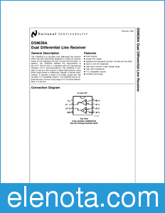 National Semiconductor DS9639A datasheet