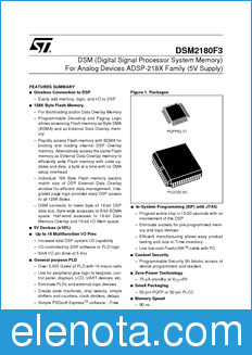STMicroelectronics DSM2180F3 datasheet