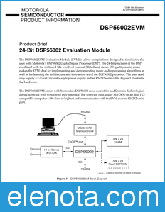 Motorola DSP56002EVMP datasheet