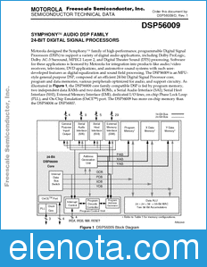 Freescale DSP56009DS datasheet