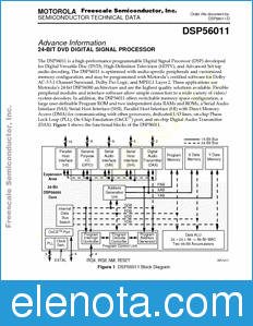 Freescale DSP56011DS datasheet