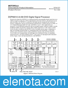 Motorola DSP56012PB datasheet