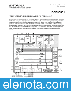 Motorola DSP56301PB datasheet
