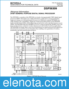 Motorola DSP56309 datasheet