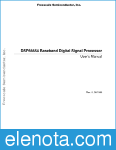 Freescale DSP56654UM datasheet