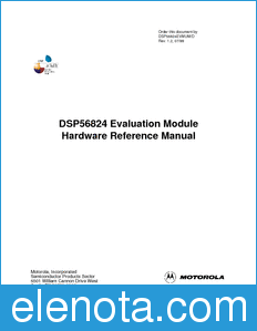 Motorola DSP56824EVMUM datasheet