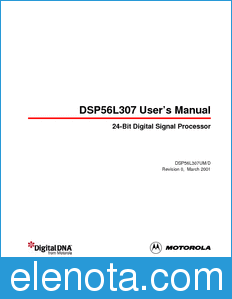 Motorola DSP56L307UM datasheet