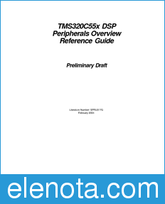 Texas Instruments DSP datasheet