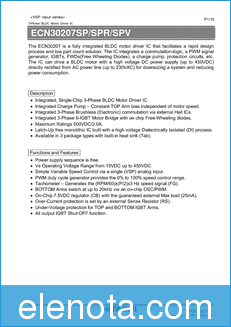 Hitachi ECN30207SPV datasheet