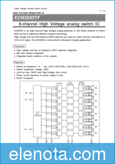 Hitachi ECN3293TF datasheet